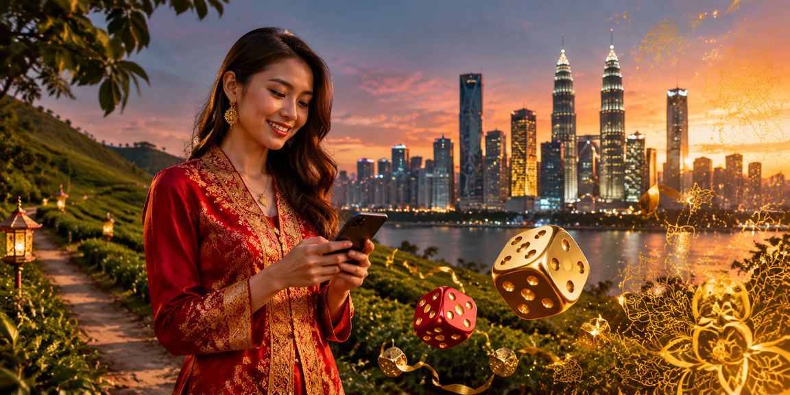 Pemain melancarkan dadu untuk permainan yang seronok di Kuala Lumpur sempena Hari Raya